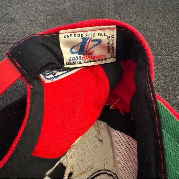 Vintage 90s Logo Athletic San Francisco 49ers Splash Snapback Wool Hat - Picture 4 of 6